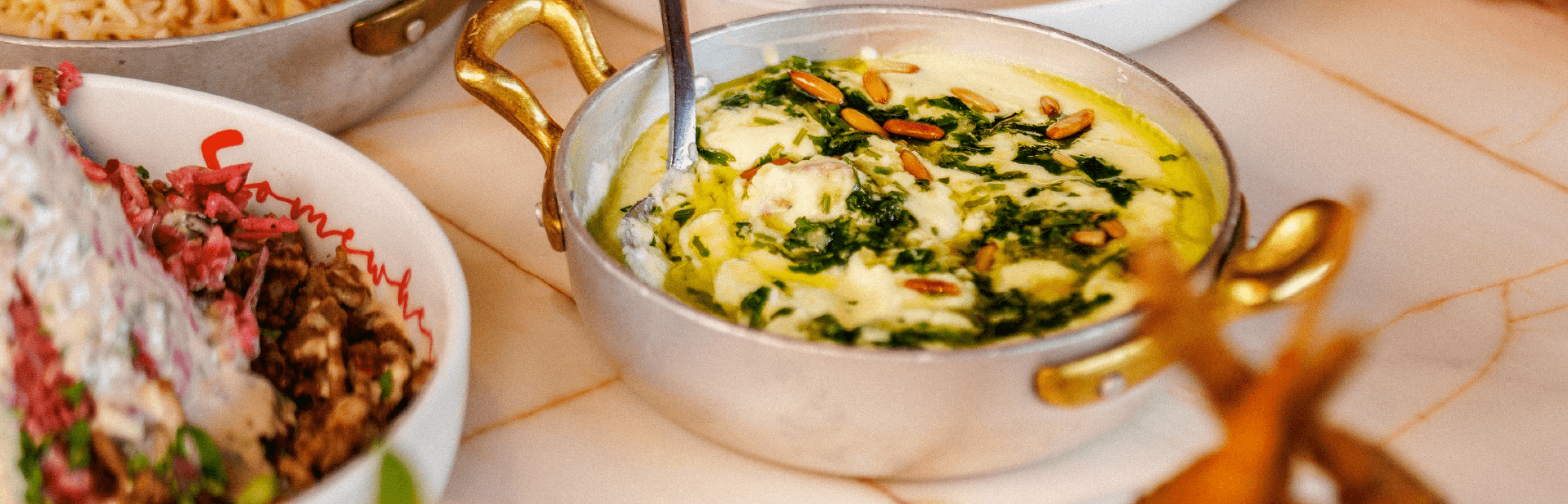 Somewhere signature dishes